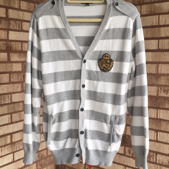 Express Sweaters - Express varsity cardigan